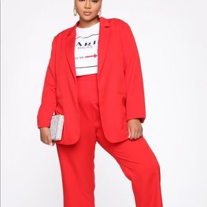 Red 2 Piece Suit🔥 FREE-SHIPPING